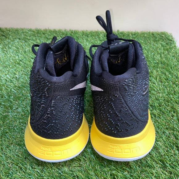 Nike Zoom Kyrie 3 Black Yellow Mens Basketball Shoes Sz 13.5 852395-901 RARE NEW main image 5